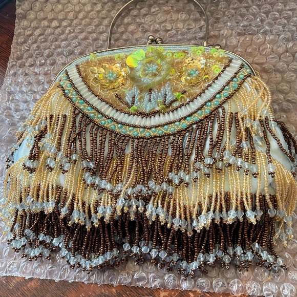 Beaded  purse by ‘’   ‘’ BEADSTIX  ‘’’    Brand new no tags - Picture 1 of 11
